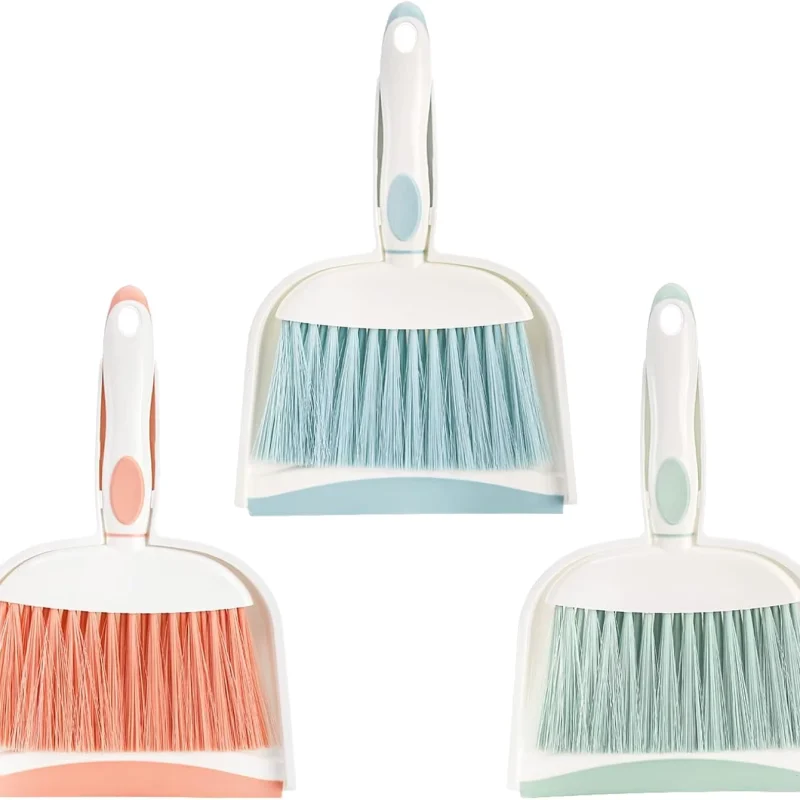 3-Pack Hand Whisk Broom Set