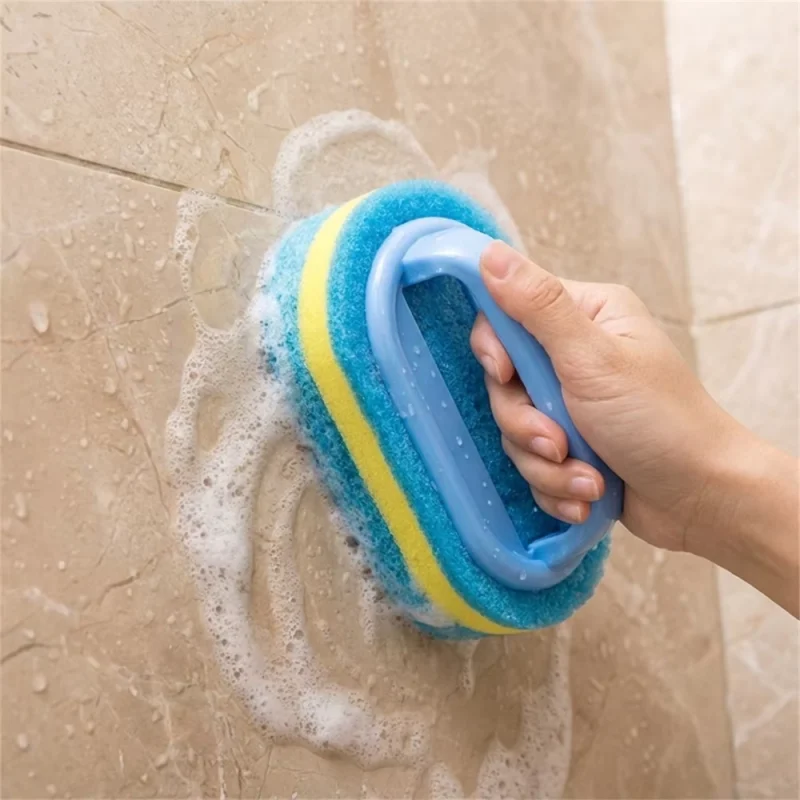 Handled Cleaning Sponge Brush