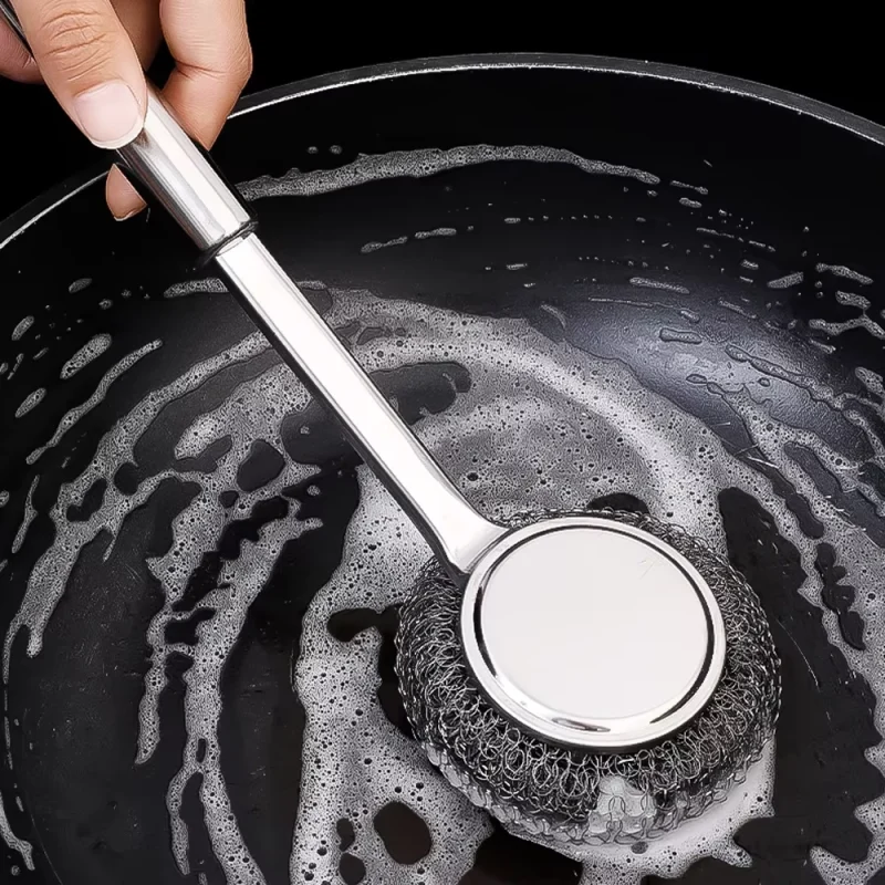 Steel Wool Pot Brush